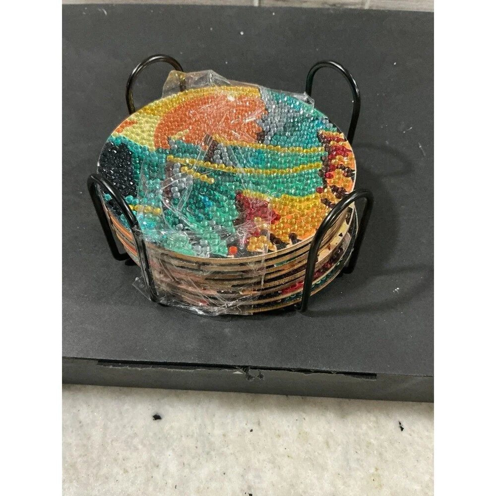 Handmade multicolor abstract